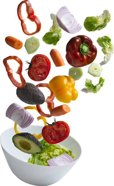 Fresh-salad-vegetables-flying-isolated-on-transparent-background-PNG